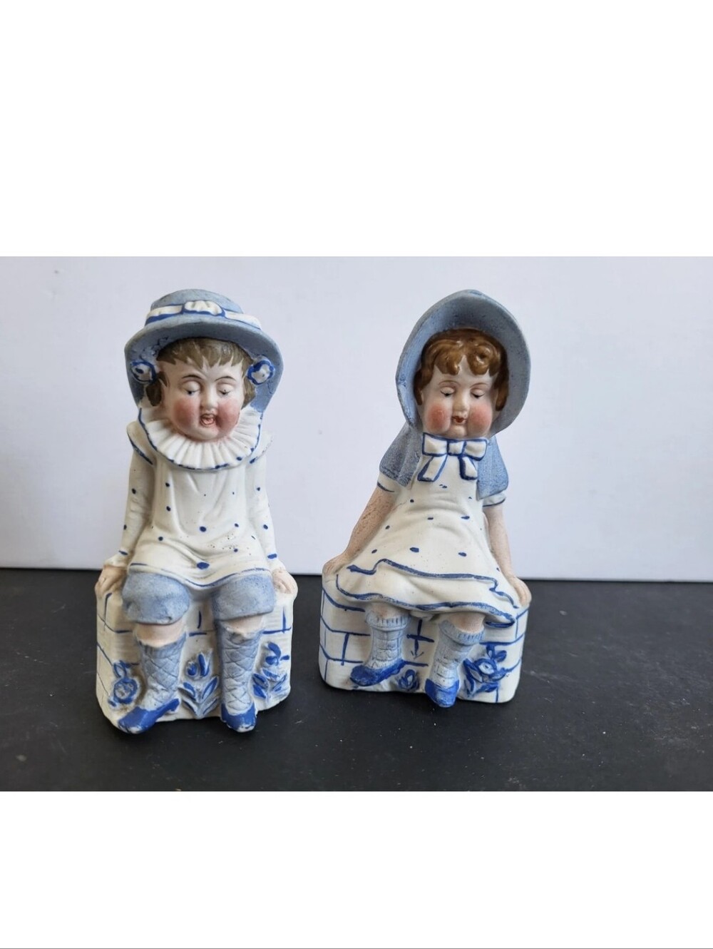 Antique Bisque Set Figure Figurine 1887